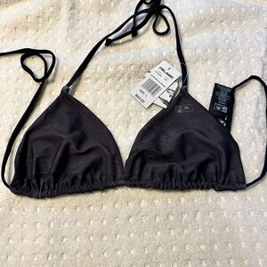 Pelagic Black Triangle Bikini Top